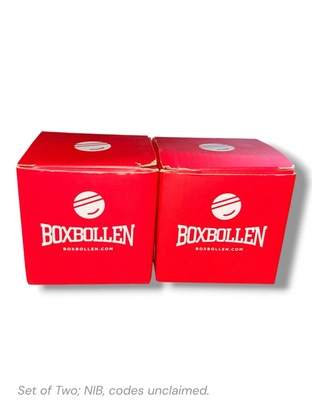 Boxbollen Reflex Training Set of Two (2) NIB Unclaimed App Codes Fitness Game